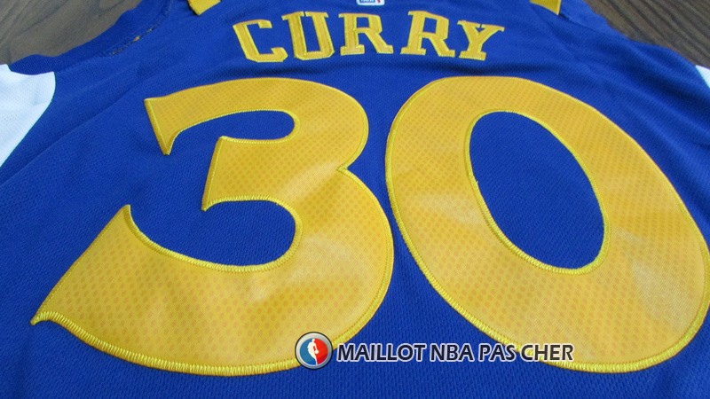 Maillot Enfant Golden State Warriors Curry 2017-18 30 Bleu